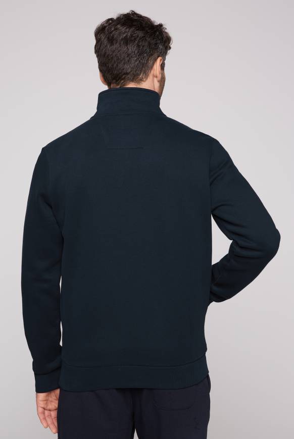 Soccx Sweatjacke mit Logo Artwork blue navy Günstiger Verkauf