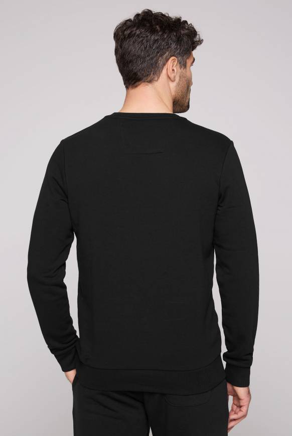 Soccx Sweatshirt mit rundem Label Print black Limitierter Zeitrabatt