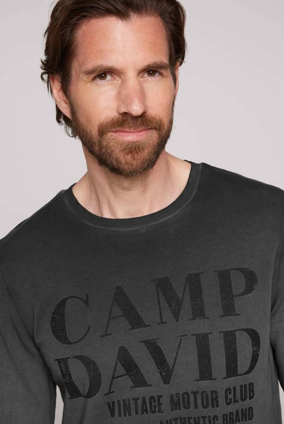 Soccx Sweatshirt mit Vintage Print black Online Shopping
