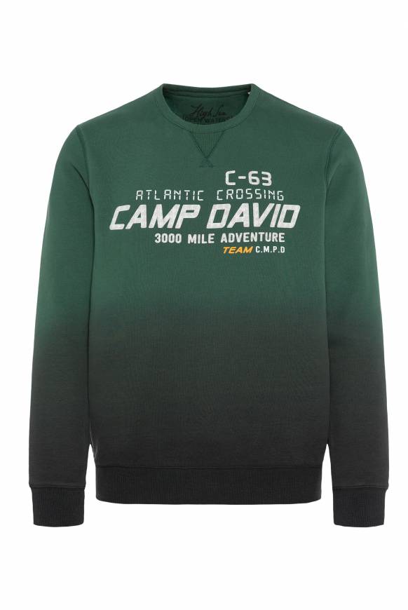 Soccx Sweatshirt Dip Dye mit Puff-Print dark green Black Friday