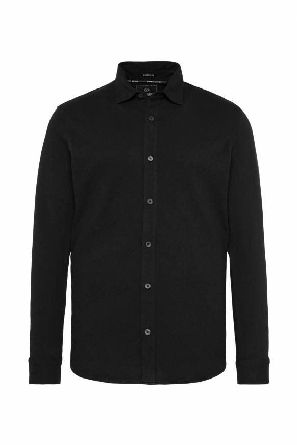 Soccx Oxford Langarmhemd black Neueste Mode