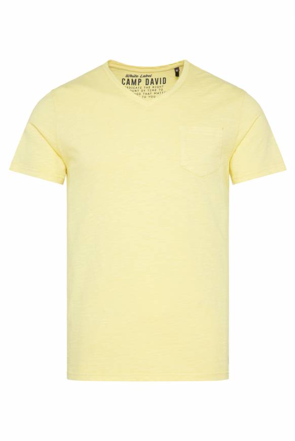 Soccx T-Shirt V-Neck mit Brusttasche sun Wochenangebot