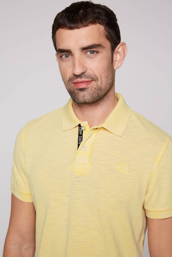 Soccx Kurzarmpolo aus Pikee mit Logostick sun Fabrikladen