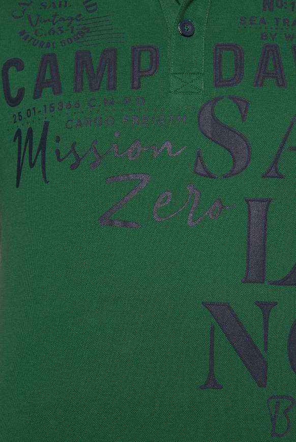 Soccx Pikee-Poloshirt mit Sailing Print raw green 2025