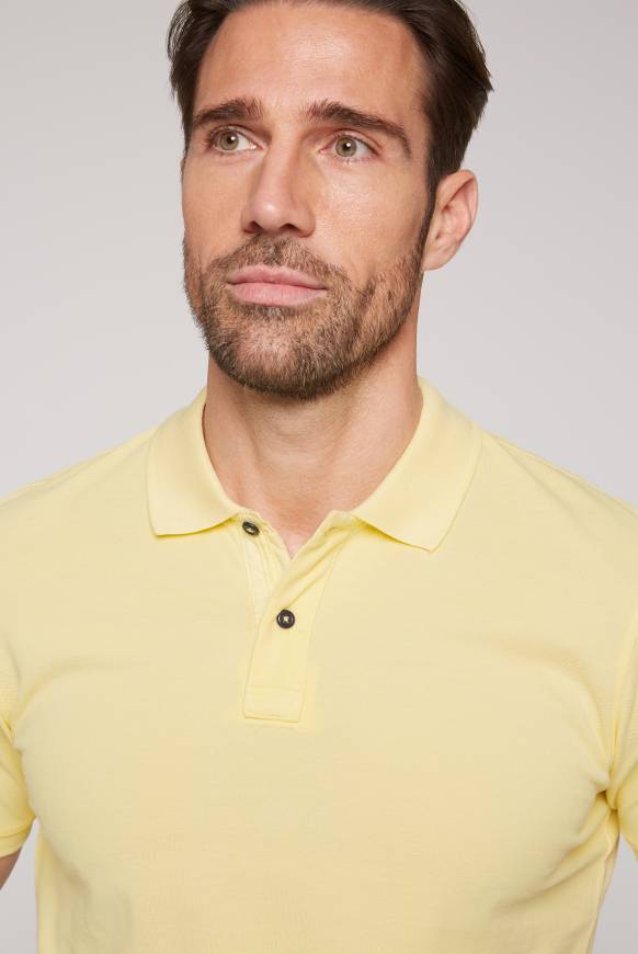 Soccx Basic Pikee-Polo mit Trikotkragen sun Angebote