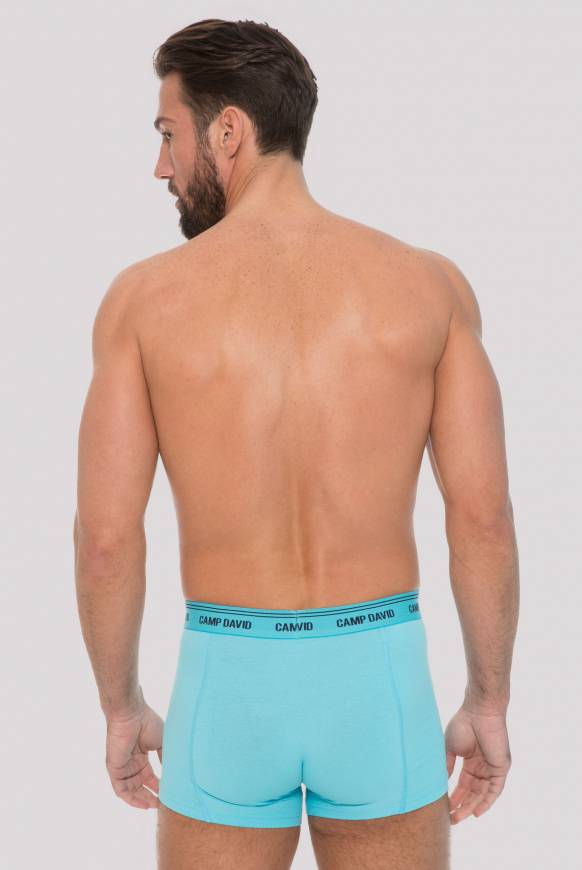 Soccx Boxershorts mit Logo-Bund aqua Sonderangebote