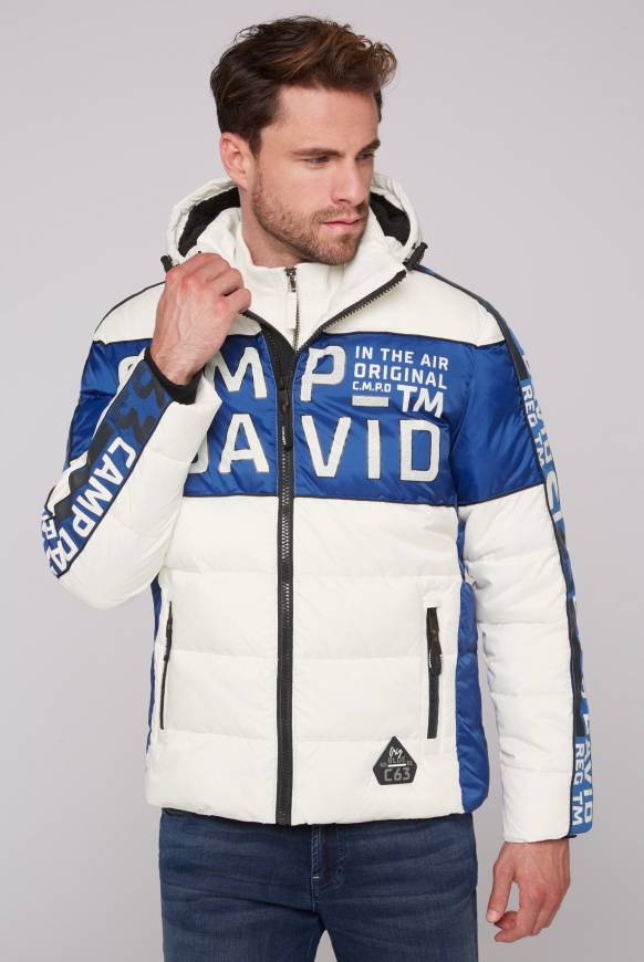 Soccx Winterjacke mit Colour-Blocking und Logo-Design kitt Bis zu 60% Rabatt