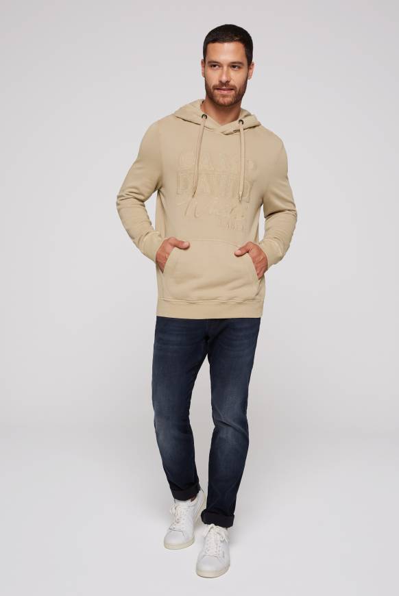 Soccx Hoodie mit tonigem Logo Artwork tan Muttertagsangebot