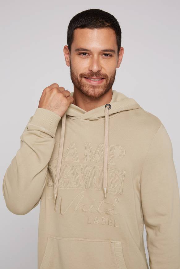 Soccx Hoodie mit tonigem Logo Artwork tan Muttertagsangebot