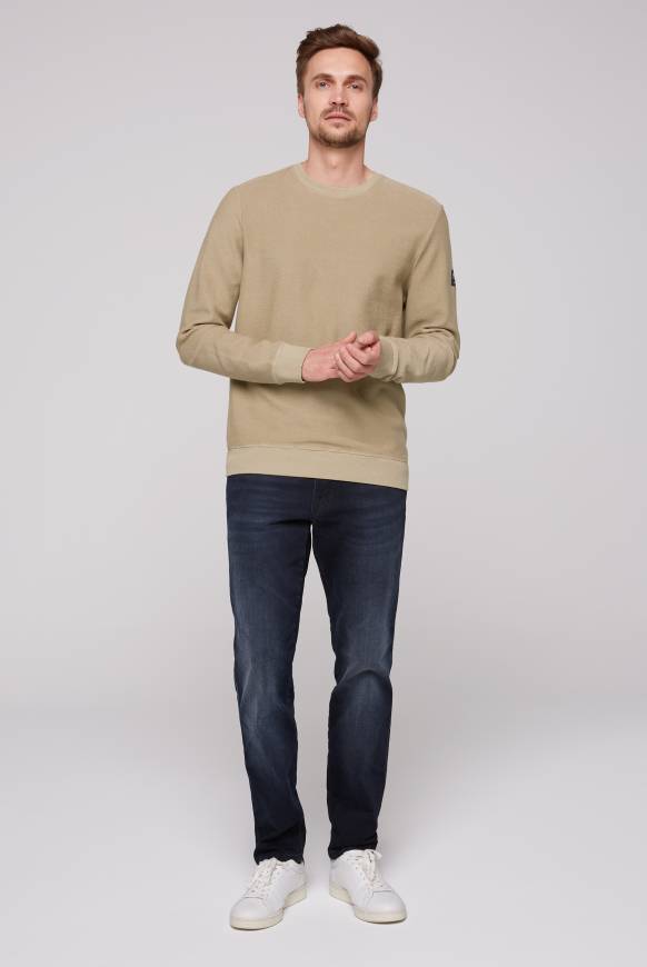 Soccx Sweatshirt Reversed mit Patch-Print tan Valentinstagsangebot