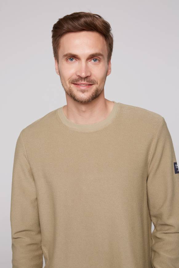 Soccx Sweatshirt Reversed mit Patch-Print tan Valentinstagsangebot