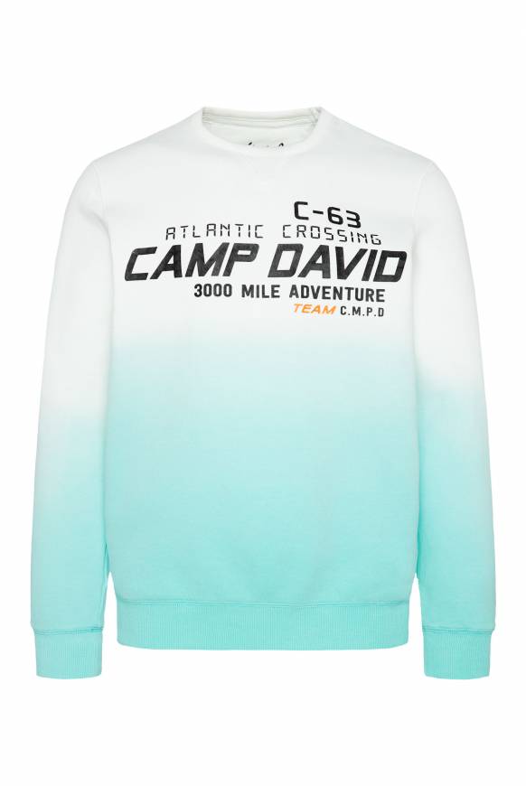 Soccx Sweatshirt Dip Dye mit Puff-Print ivory JETZT KAUFEN