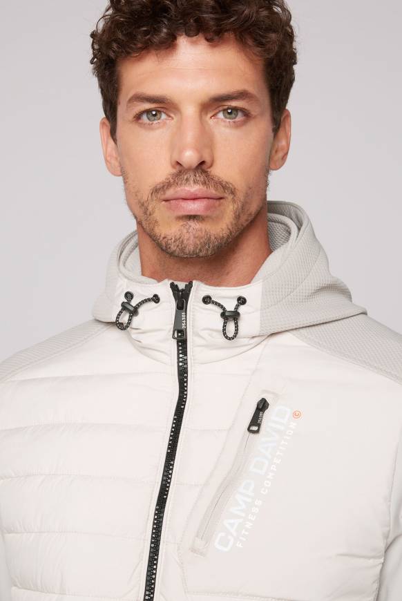 Soccx Softshelljacke im Materialmix mit Kapuze shell zollfrei