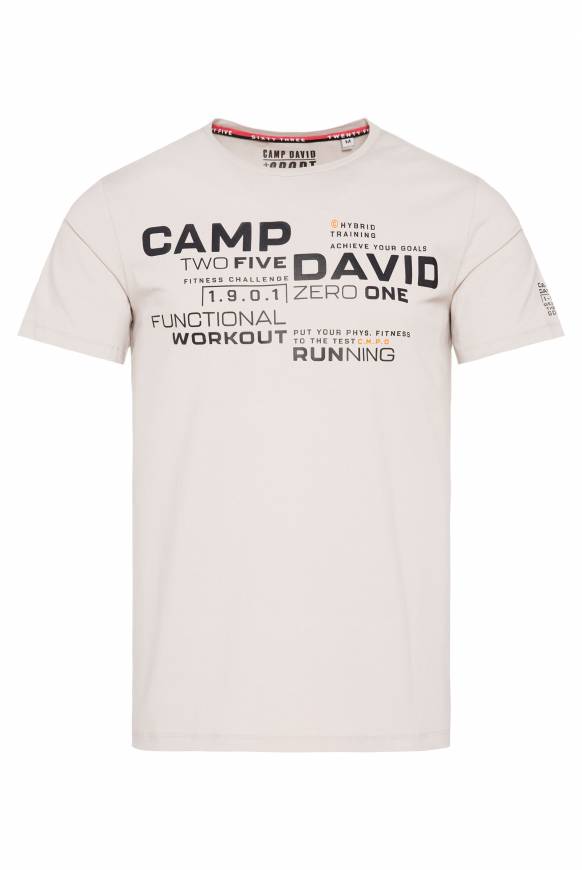 Soccx Sport-T-Shirt mit Artwork shell Rabatte dieses Monats