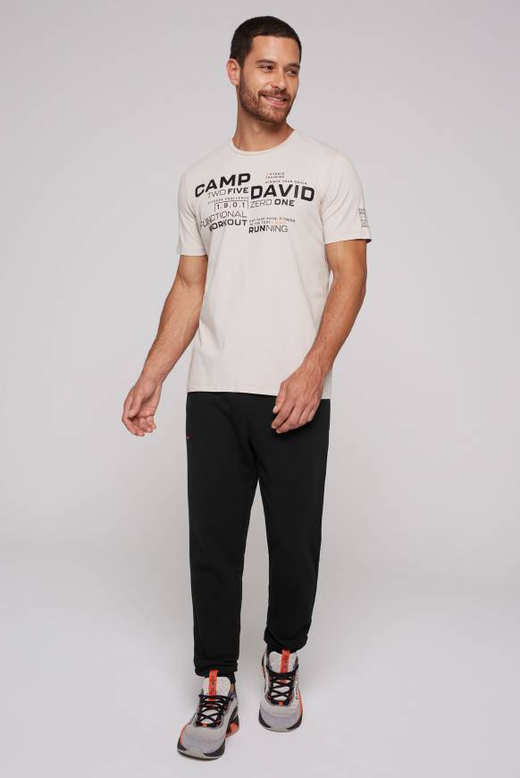 Soccx Sport-T-Shirt mit Artwork shell Rabatte dieses Monats
