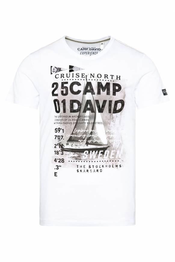 Soccx T-Shirt mit Photoprint opticwhite Meist gekauft