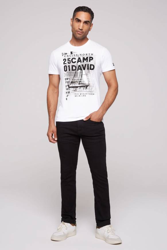 Soccx T-Shirt mit Photoprint opticwhite Meist gekauft