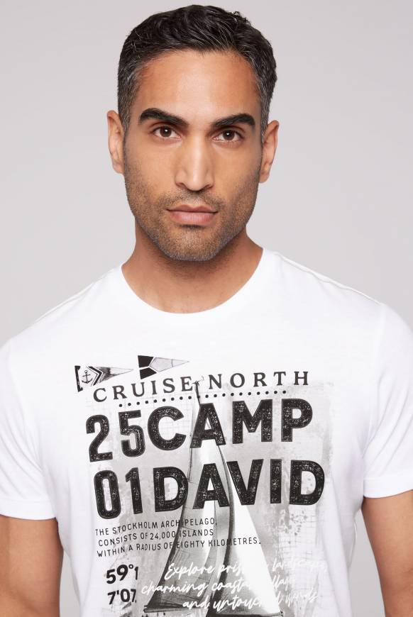 Soccx T-Shirt mit Photoprint opticwhite Meist gekauft