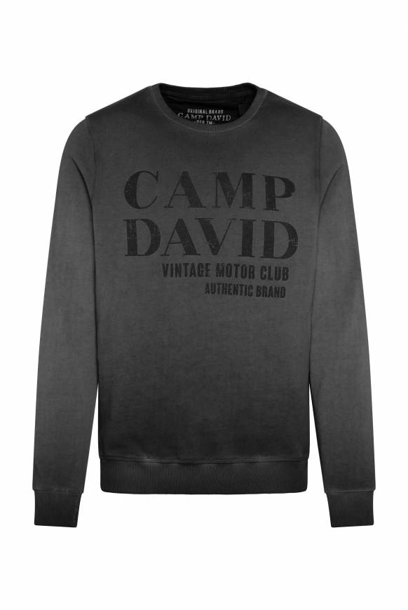 Soccx Sweatshirt mit Vintage Print black Letzte 3 Tage