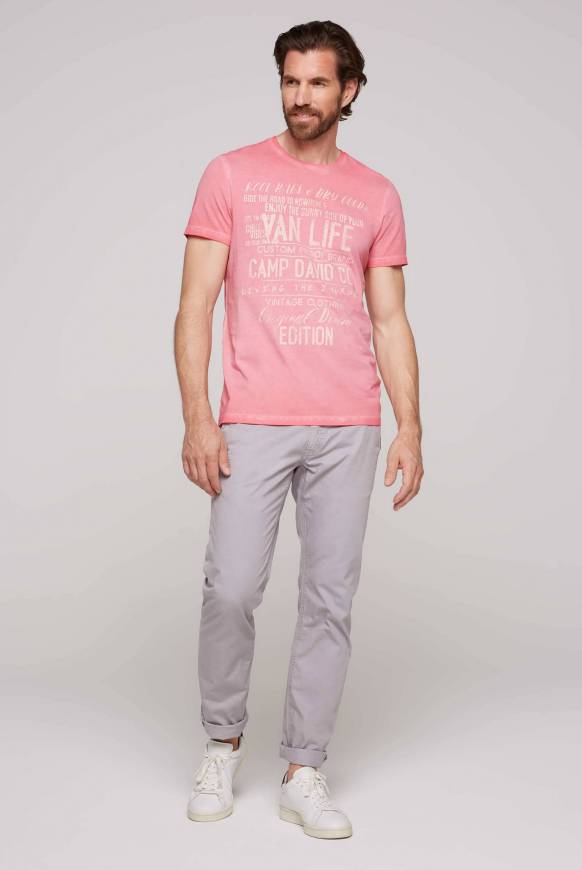Soccx T-Shirt mit Wording Print im Vintage Look sunrise Letzter Tag