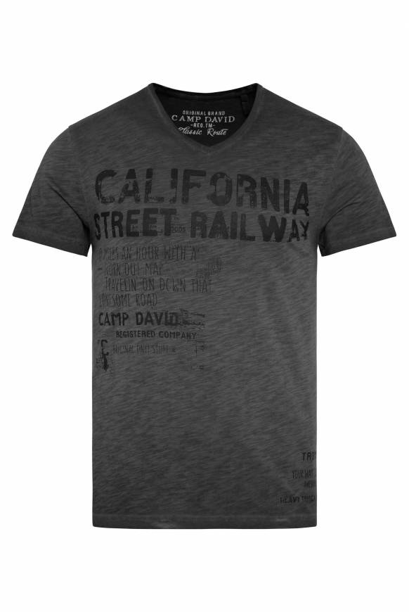 Soccx T-Shirt mit V-Neck im Vintage Style black M Bis zu 65% Rabatt