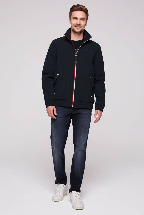 Soccx Softshelljacke im Blouson-Stil mit Artworks blue navy Discount Store für neue Produkte