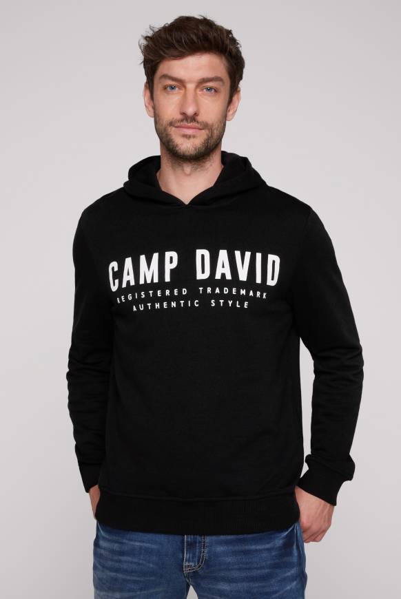 Soccx Basic Hoodie mit Logo Print black zollfrei