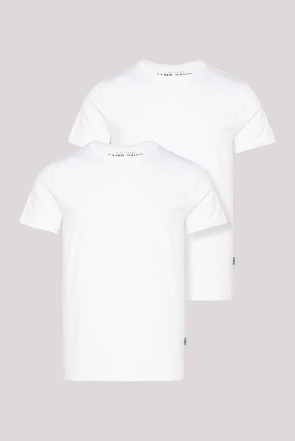 Soccx Basic T-Shirt Rundhals 2er-Pack opticwhite 2025
