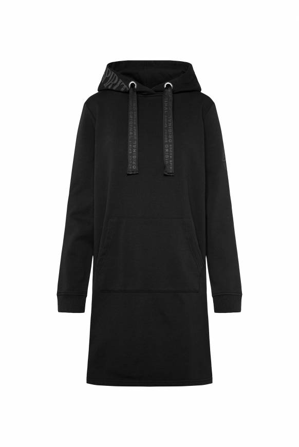 Soccx Sweatkleid mit Kapuze und Glossy Prints black Saisonale Angebote