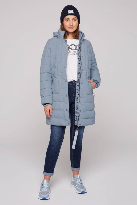 Soccx Peached Parka mit abtrennbarer Kapuze cool grey VIP-Rabatte