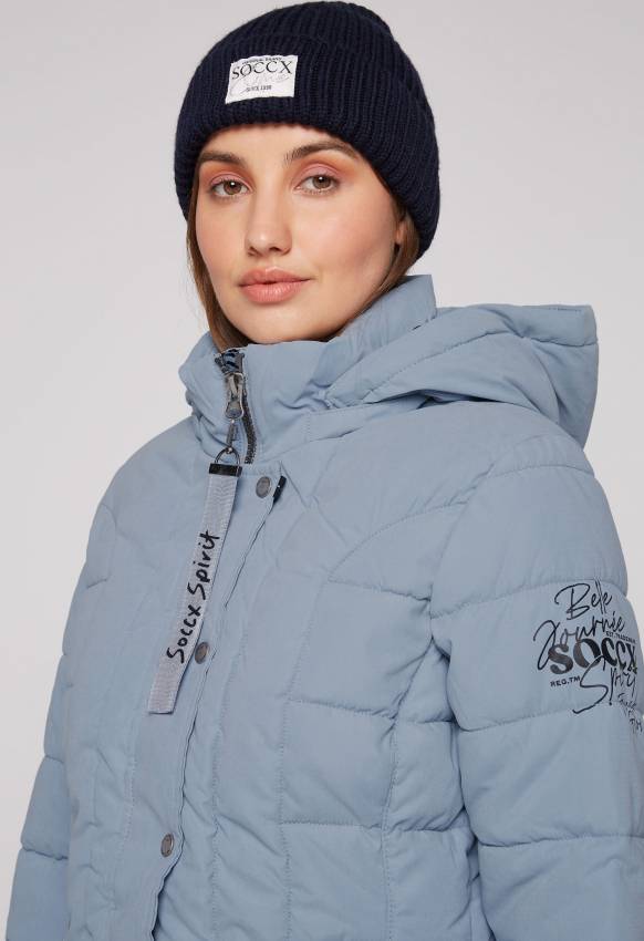 Soccx Peached Parka mit abtrennbarer Kapuze cool grey VIP-Rabatte