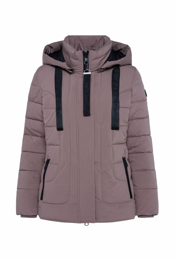 Soccx Puffer-Jacke mit abtrennbarer Kapuze brown Super Sparpreis