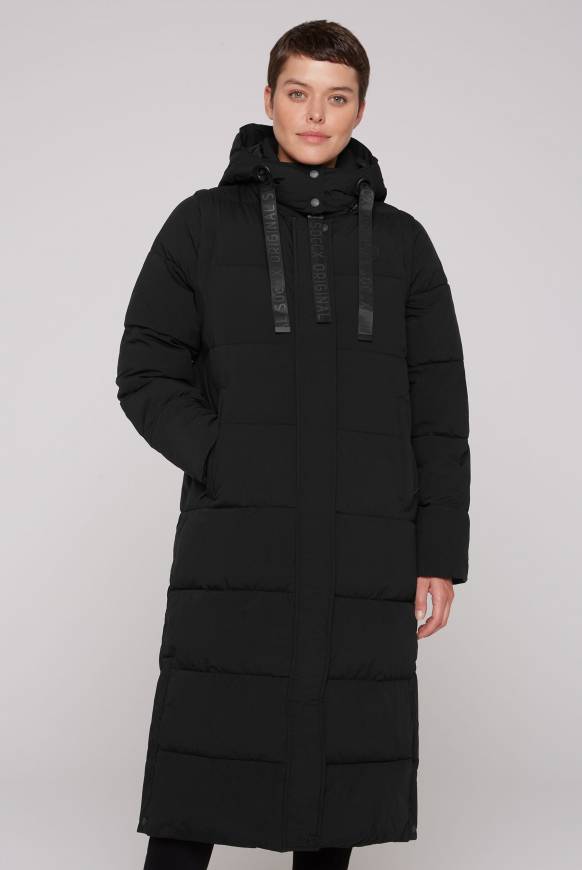 Soccx 2-in-1 Puffer Coat und Weste black Letzter Tag
