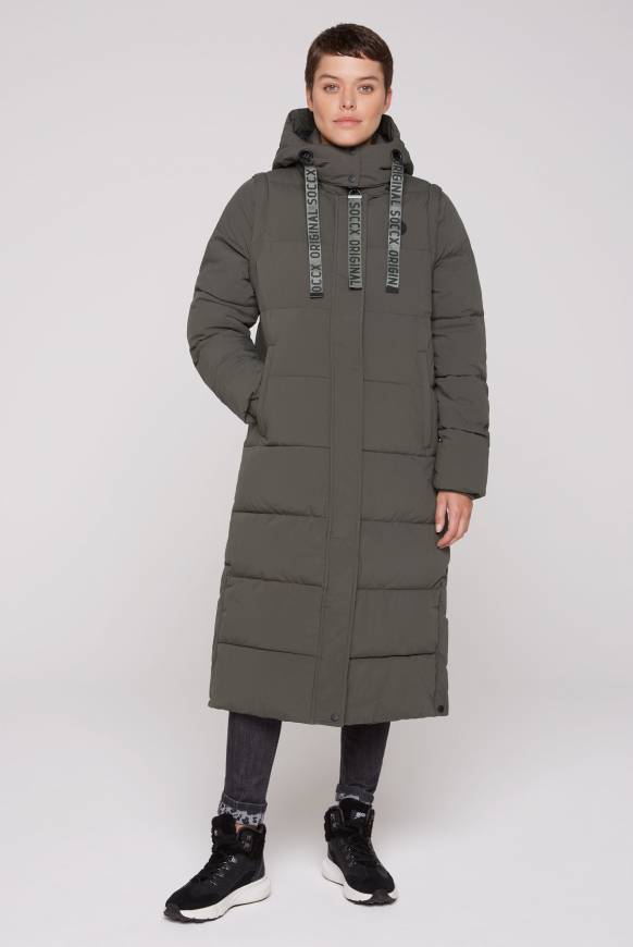 Soccx 2-in-1 Puffer Coat und Weste olive Zeitbegrenzte Promotion