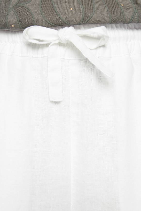 Soccx Klassische Leinenhose mit Elastikbund opticwhite Versandkostenfrei