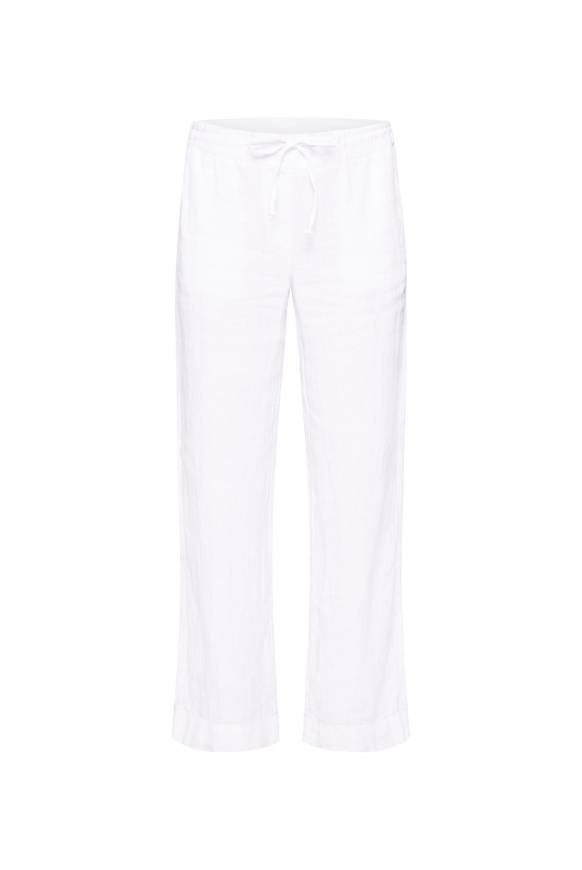 Soccx Leinenhose mit weitem Bein opticwhite Flash Sale