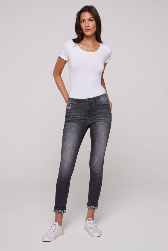 Soccx Jeans MI:RA Slim Fit black vintage Exklusivangebot