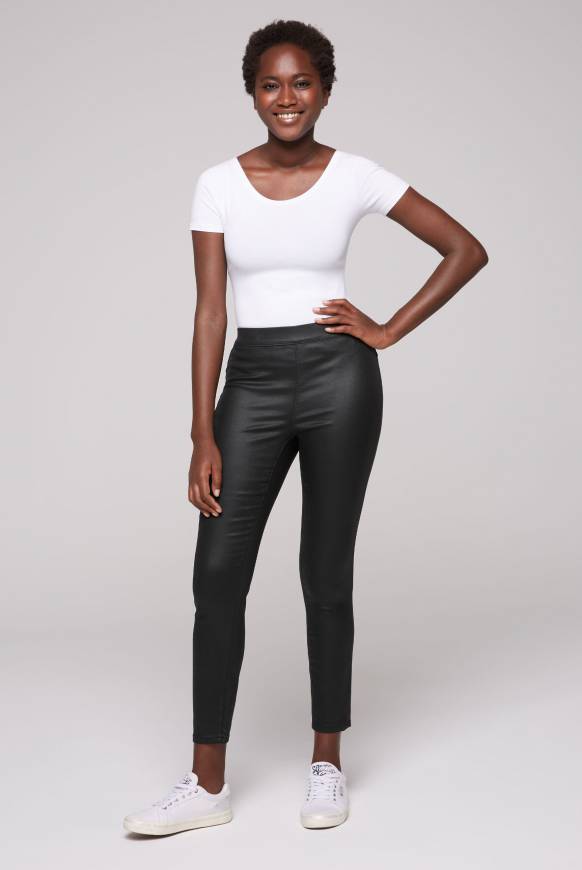 Soccx Jeggings PI:A Skinny Fit black washed Weihnachtsangebot