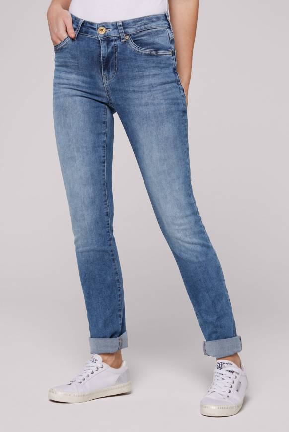 Soccx Jeans RO:MY Regular Fit blue vintage Muttertagsangebot