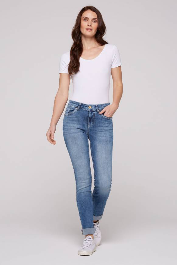 Soccx Jeans RO:MY Regular Fit blue vintage Muttertagsangebot