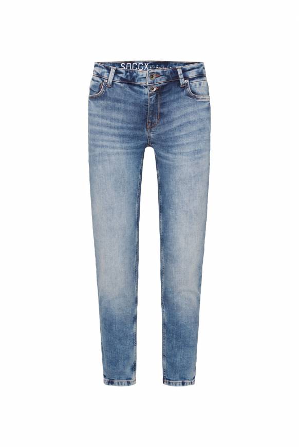 Soccx Jeans SU:SI Regular Fit smooth blue Valentinstagsangebot