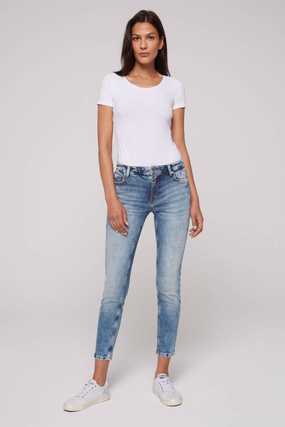 Soccx Jeans SU:SI Regular Fit smooth blue Valentinstagsangebot