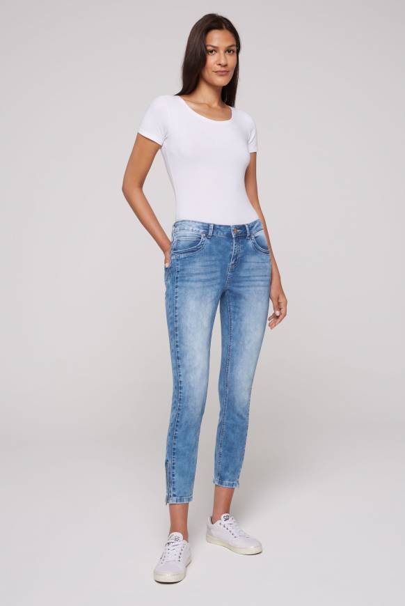 Soccx Jeans MI:RA Slim Fit sunlight blue Heißer Verkauf
