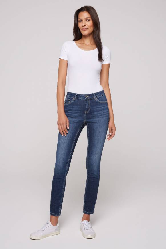 Soccx Jeans PU:SH Slim Fit deep blue Neueste Mode