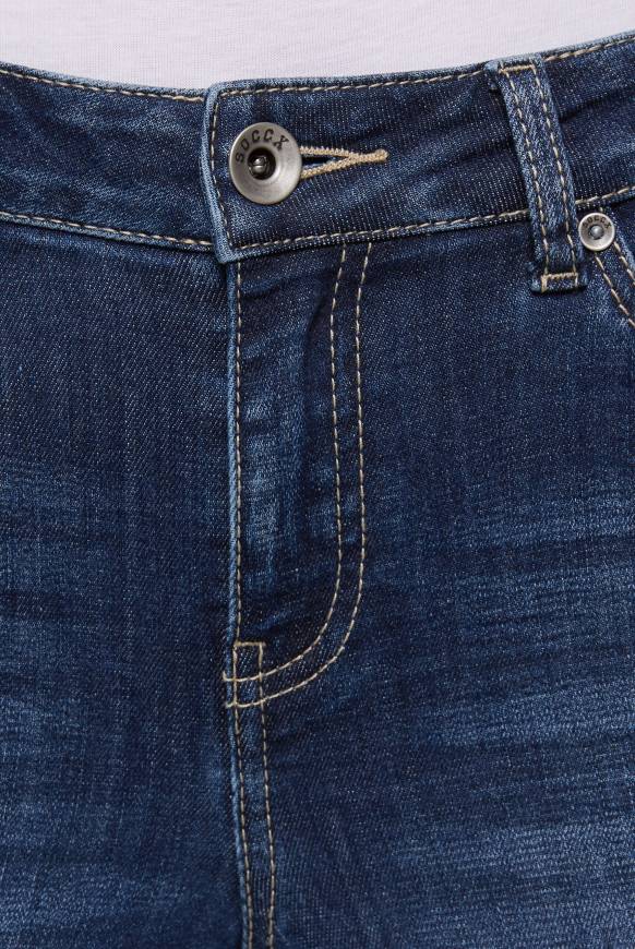 Soccx Jeans PU:SH Slim Fit deep blue Neueste Mode