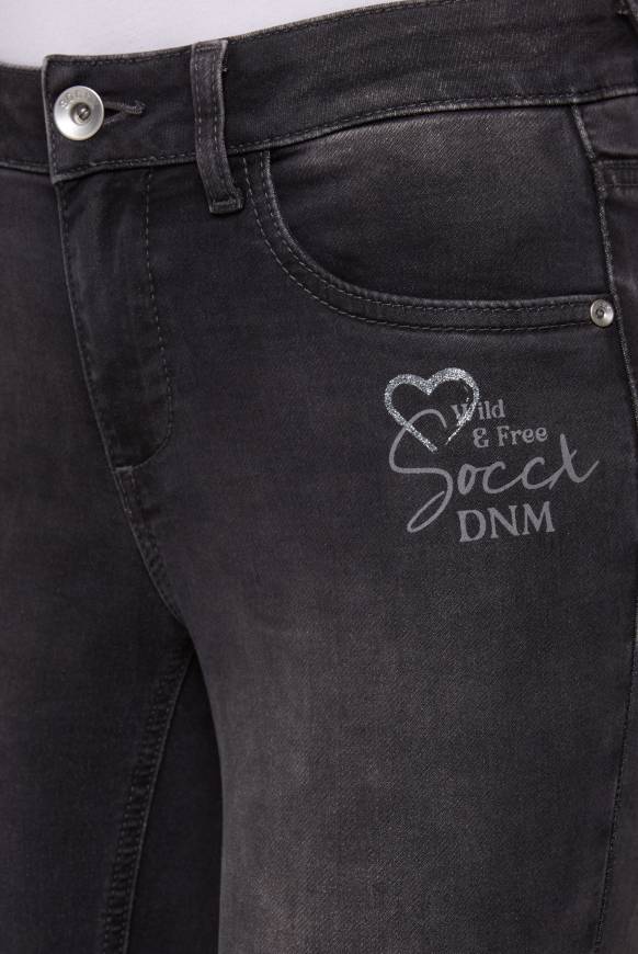 Soccx Jeans MI:RA Slim Fit jogg grey printed Große Rabatte