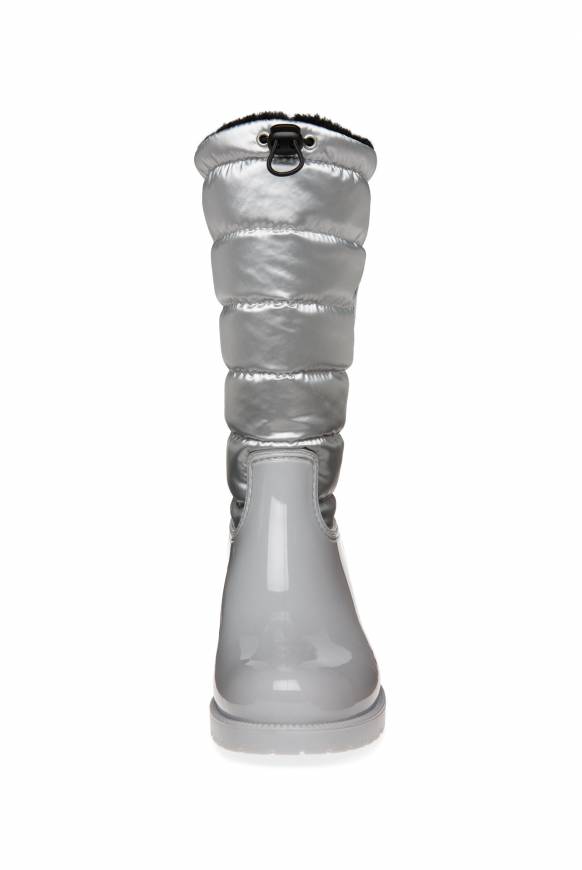 Soccx Gefütteter Gummistiefel mit Steppschaft silver Kauf eins, bekomm eins gratis