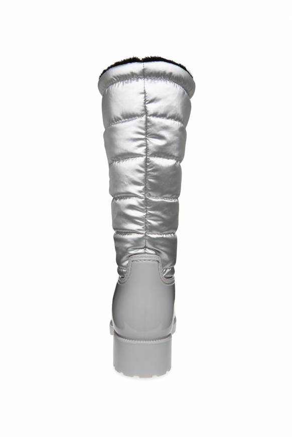 Soccx Gefütteter Gummistiefel mit Steppschaft silver Kauf eins, bekomm eins gratis