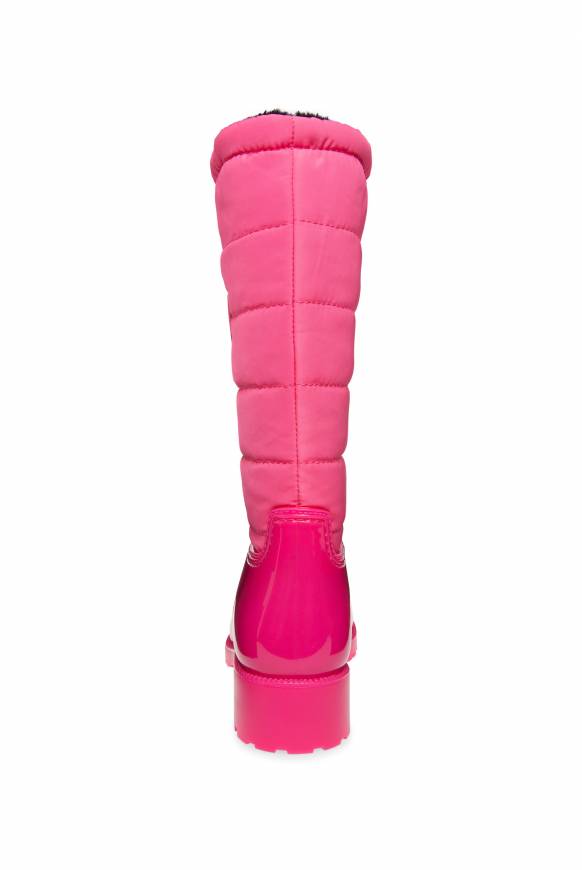 Soccx Gefütteter Gummistiefel mit Steppschaft neon pink Tägliche Deals