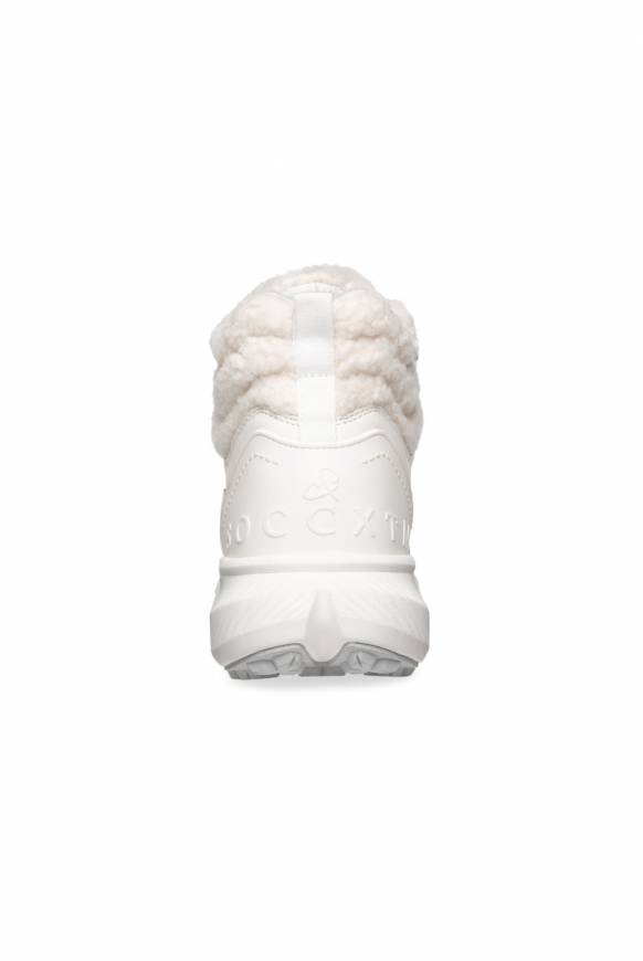 Soccx High Top Sneaker mit Kunstfell-Details ivory Riesige Ersparnisse